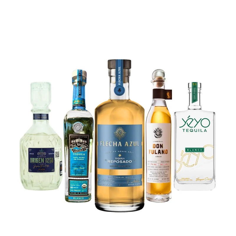 Tequila Bundle  Premium 5-Bottle Collection (5 x 750mL)