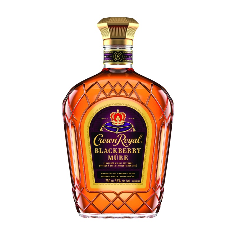 CROWN ROYAL BLACKBERRY CANADIAN WHISKY 750ML @ Emerald Hills [1050997] 750 ml