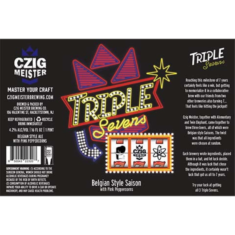 Czig Meister Triple Sevens Saison 16OZ SINGLE CAN
