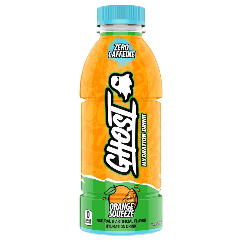 Ghost Hydration Orange Squeeze 12 Pack (16.9 oz Bottles)