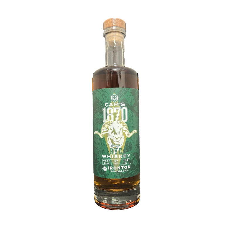 Ironton CAM’s 1870 Straight Rye Whiskey 750ML