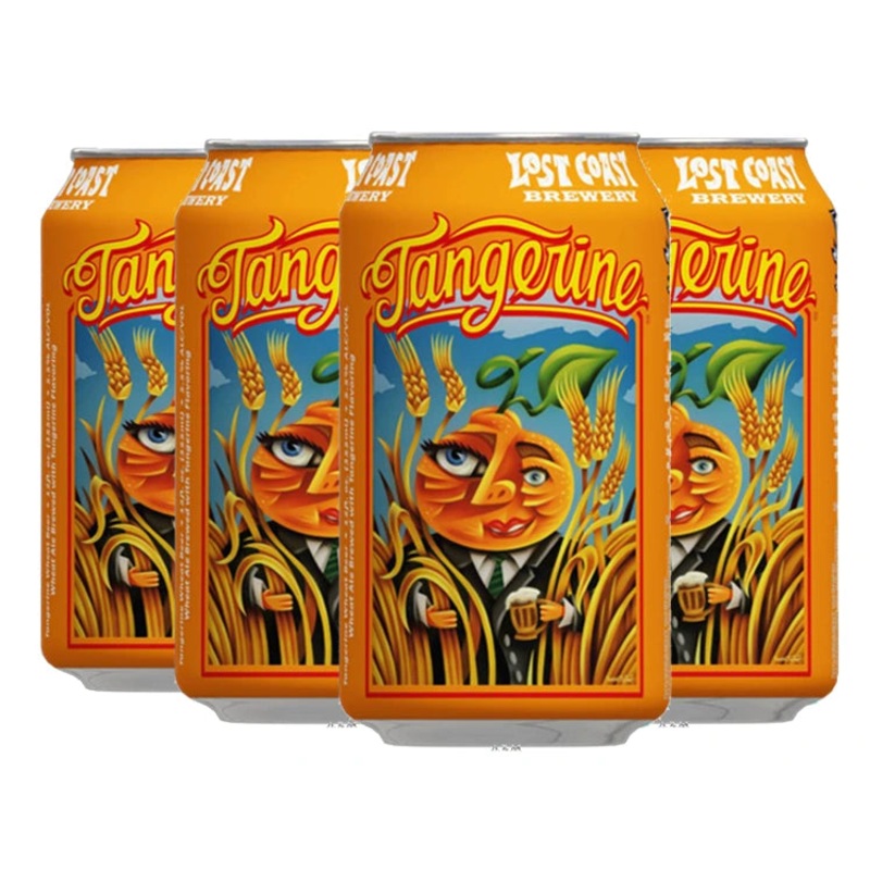 LOST COAST TANGERINE WHEAT ALE 355ML 6PK CAN @ Township [1006012] 2130 ml