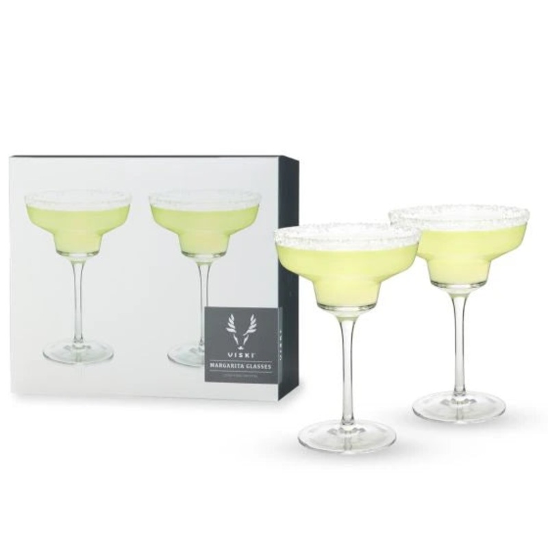 VISKI ANGLED CRYSTAL MARGARITA GLASSES @ MacTaggart Ridge [1009708] ml