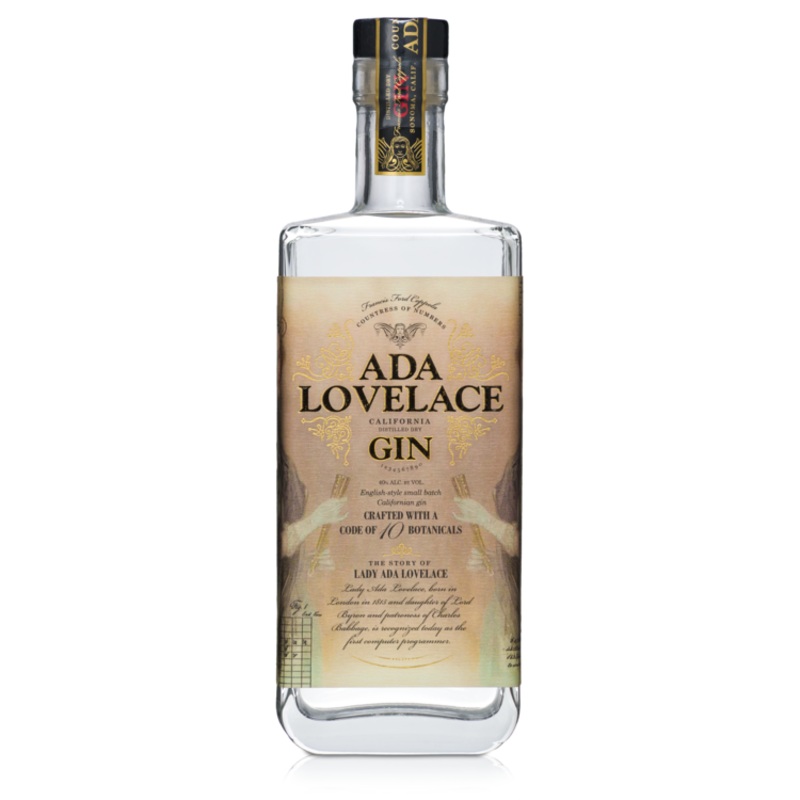 ADA LOVELACE DRY GIN 80 750ML 750ML