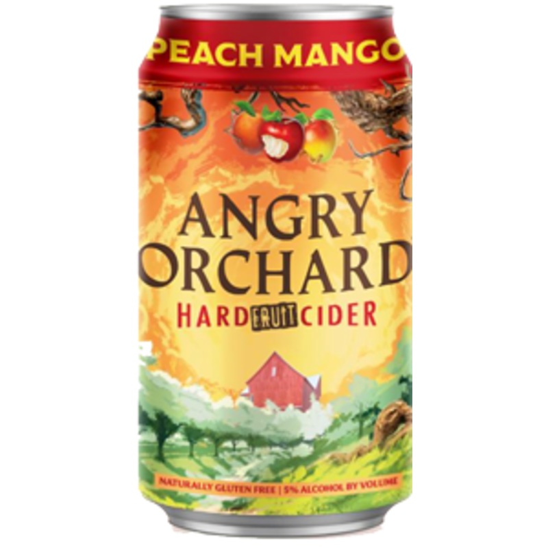 Angry Orchard Peach Mango Hard Cider 24 – 12oz Cans, 6 Pack