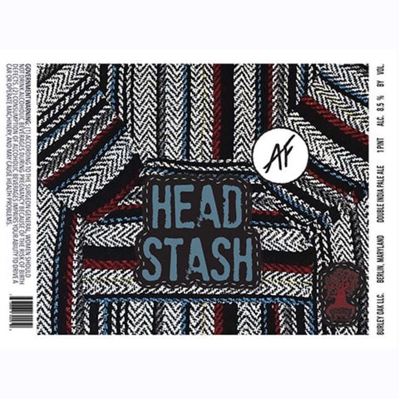 Burley Oak Head AF Stash DIPA 16OZ SINGLE CAN