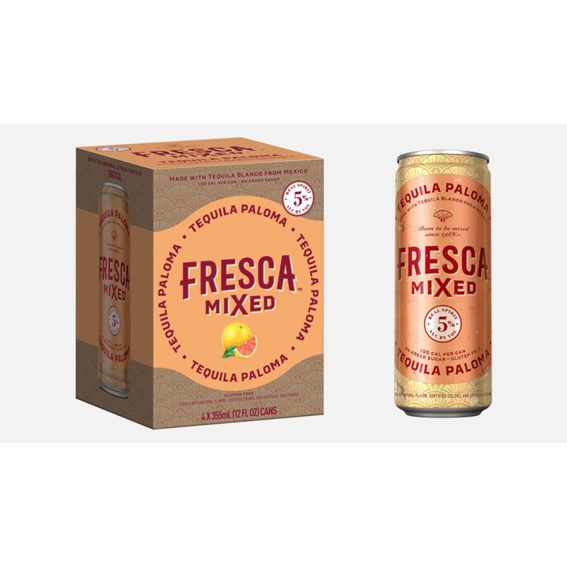 Cocktail Fresca Mixed 4pk Tequila Paloma