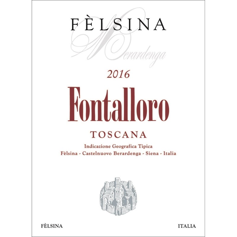 FELSINA FONTALLORO (100% Sangiovese) 2018 375 mL