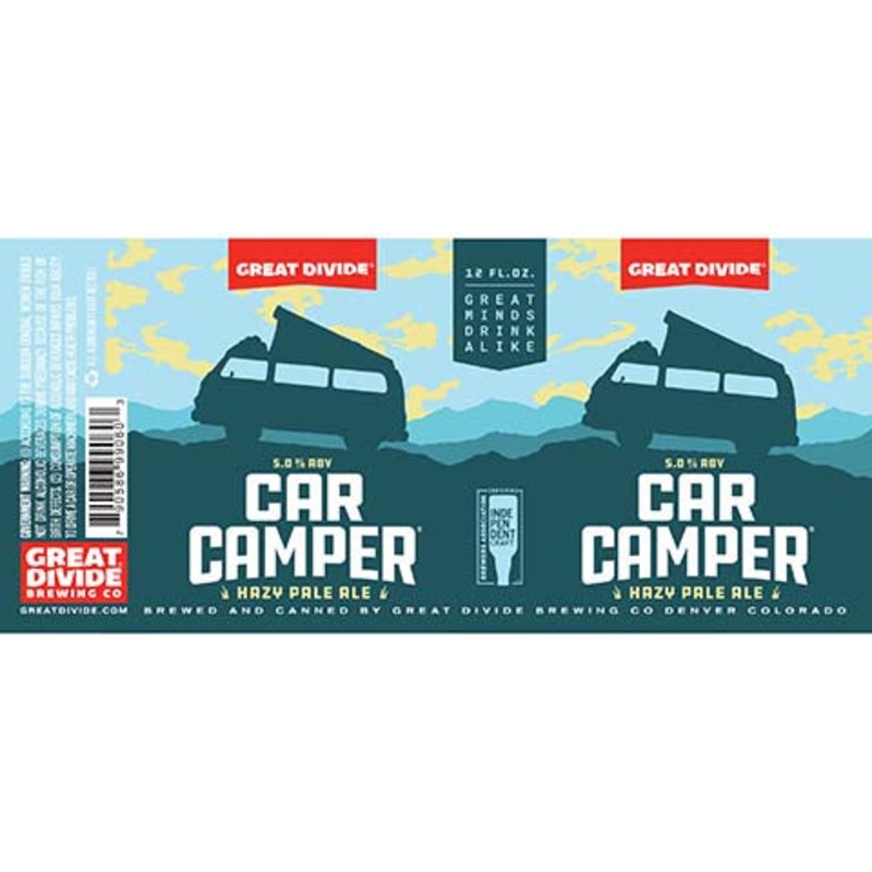 Great Divide Car Camper Hazy Pale Ale 12OZ SINGLE CAN