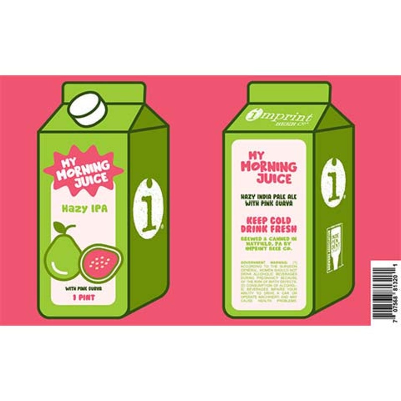 Imprint My Morning Juice Hazy IPA (Pink Guava) 16OZ SINGLE CAN