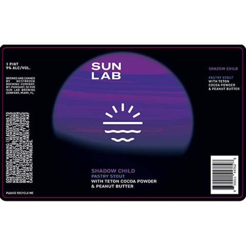 Sun Lab Shadow Child Pastry Stout 16OZ SINGLE CAN