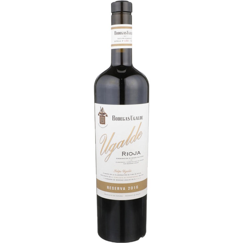 Bodegas Ugalde Rioja Reserva 2016 Wood Box 750ML 750ML