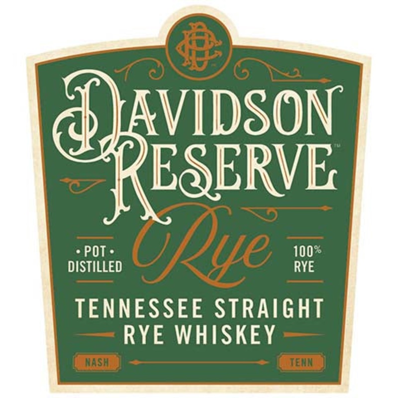 Davidson Reserve Rye Tennessee Straight Rye Whiskey 750ML BTL