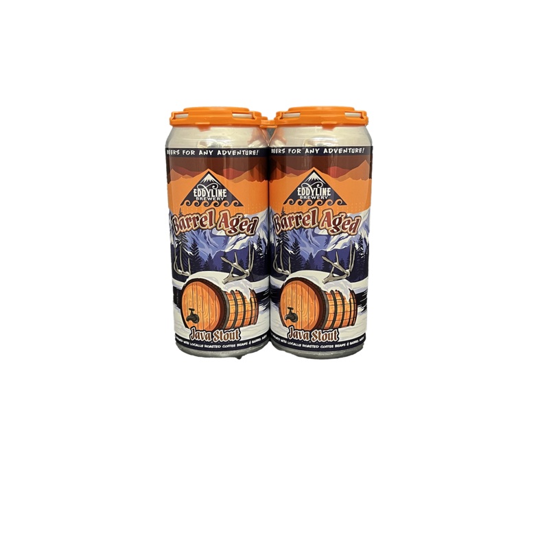 Eddyline Barrel Aged Java Stout 6 Pack Cans