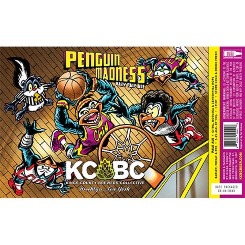 Kings County Brewers Collective Penguin Madness Hazy Pale Ale 16OZ SINGLE CAN
