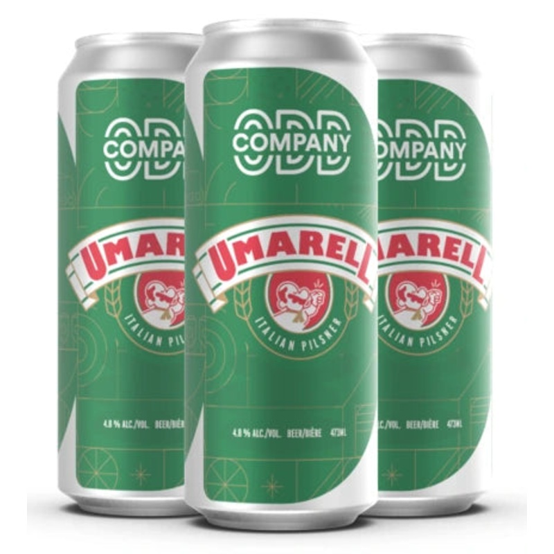 ODD COMPANY UMARELL ITALIAN PILSNER 473ML 4PK CAN @ Township [1056519] 1892 ml
