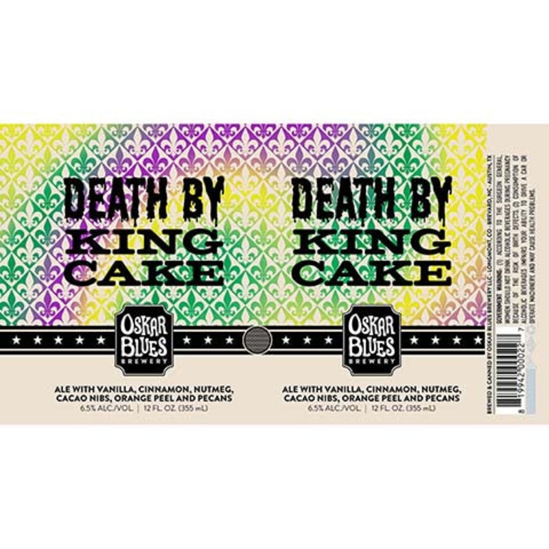 Oskar Blues Death by King Cake Ale 12OZ SINGLE CAN