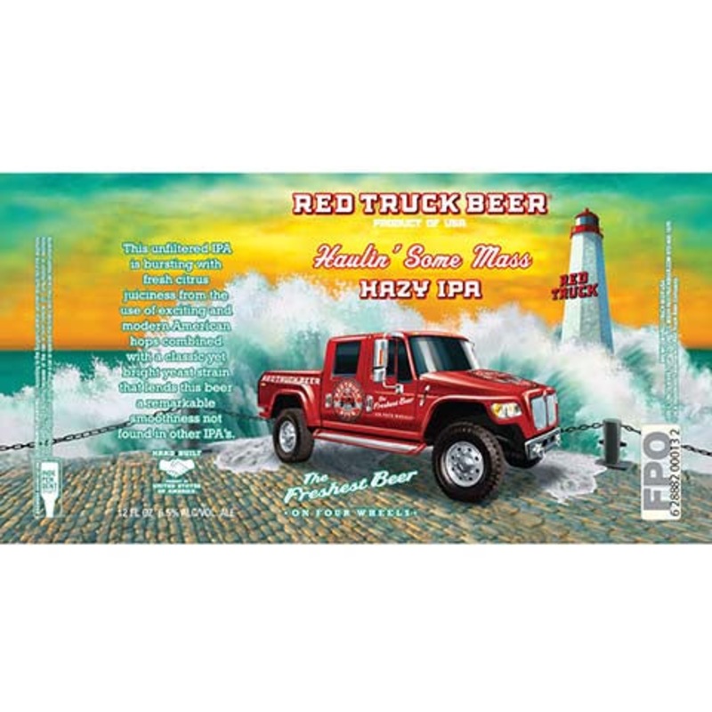 Red Truck Haulin’ Some Mass Hazy IPA 12OZ SINGLE BTL