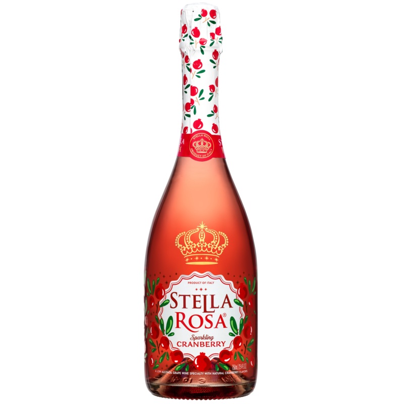 Stella Rosa Sparkling Cranberry Rose Semi Sweet 750 750ml Bottle