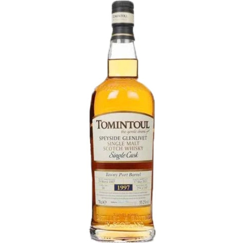 TOMINTOUL 1997 TAWNY PORT CASK SINGLE MALT SCOTCH 700ML @ Red Deer [1046334] 700 ml