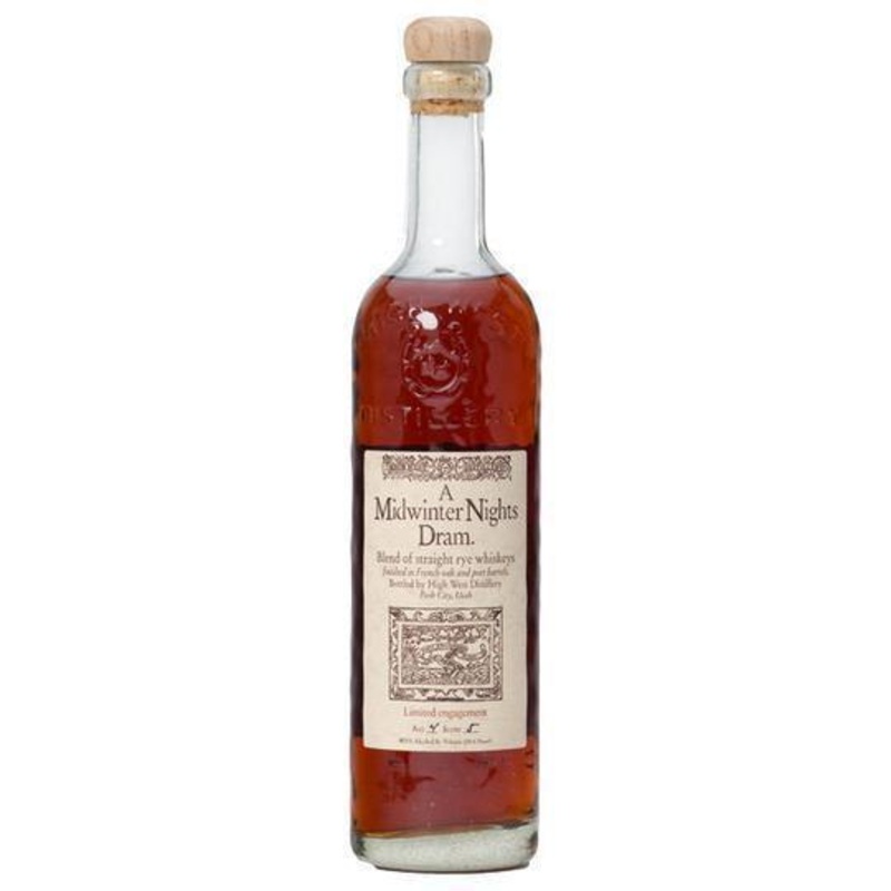 Whiskey High West 750ml Midwinter Nights