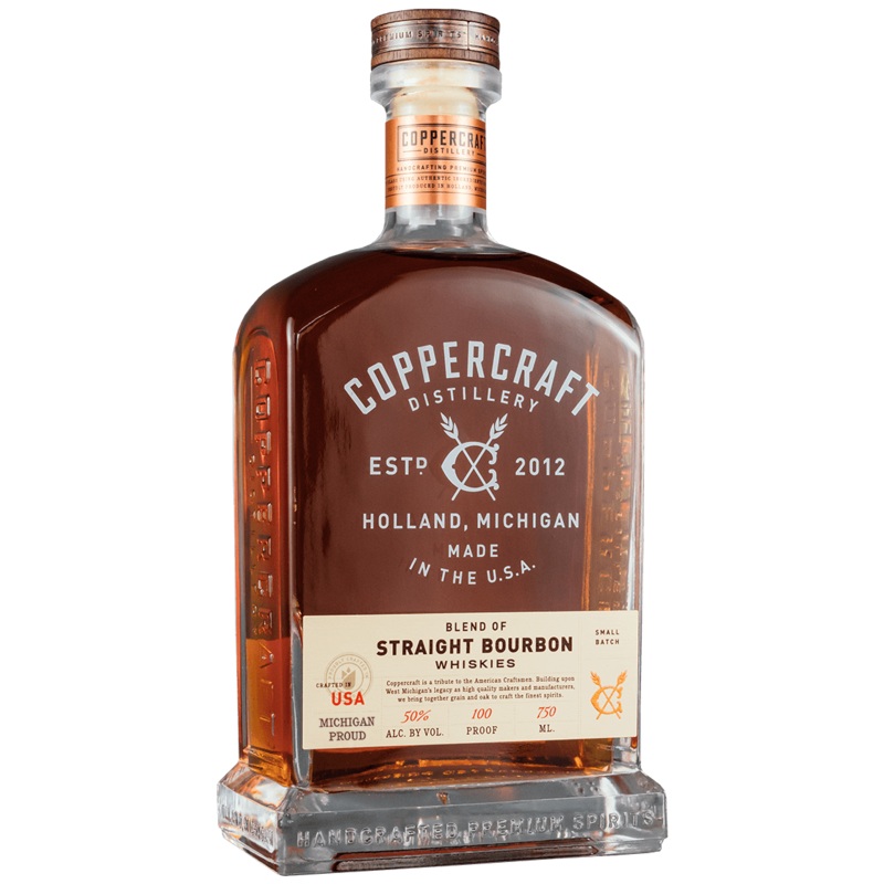Coppercraft Whiskey Bourbon Straight Blend 750ML 750ml Bottle