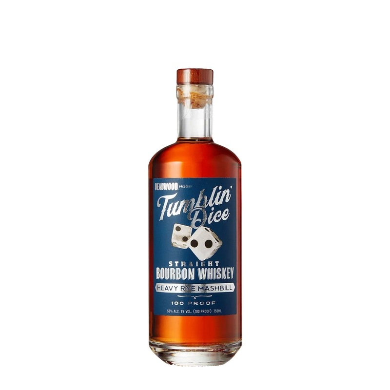Deadwood Tumblin Dice Heavy Rye Mashbill 100PF Whiskey 750mL