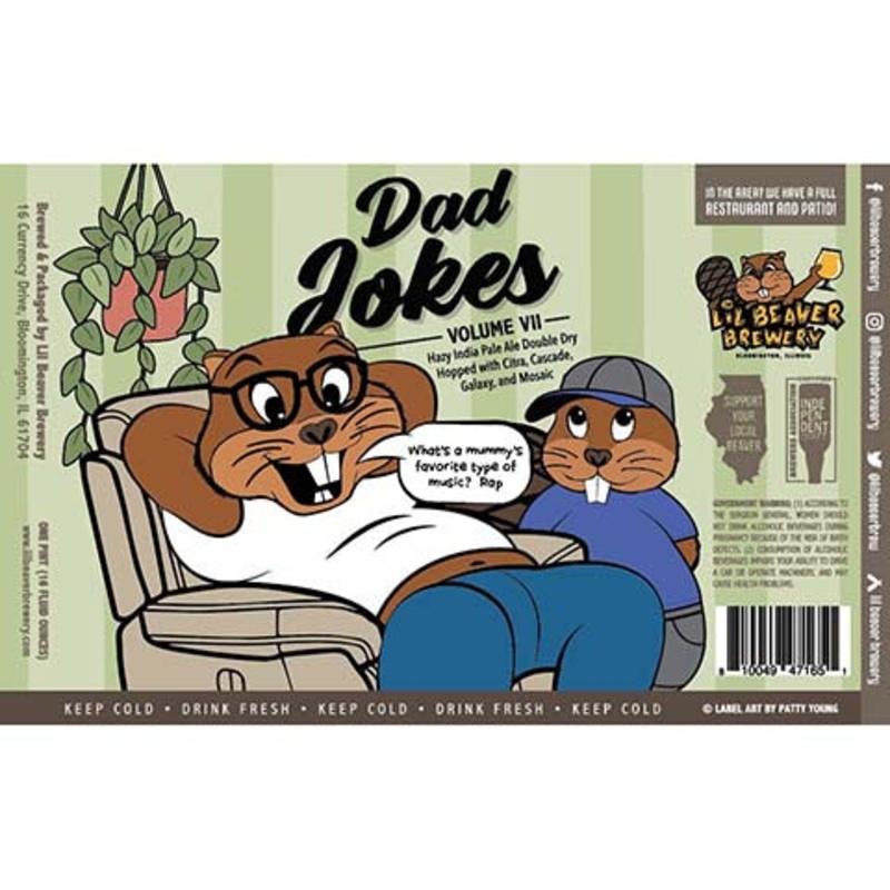 Lil Beaver Dad Jokes Volume VII Hazy IPA 16OZ SINGLE CAN