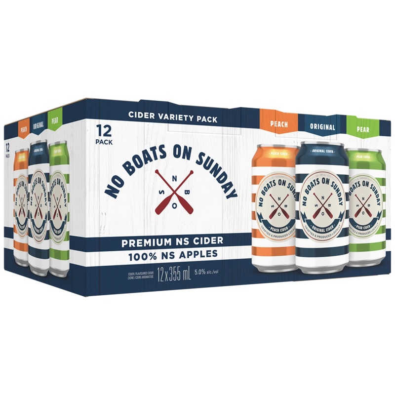 NO BOATS ON SUNDAY CIDER MIXER 355ML 12PK CAN @ Red Deer [1045668] 4260 ml