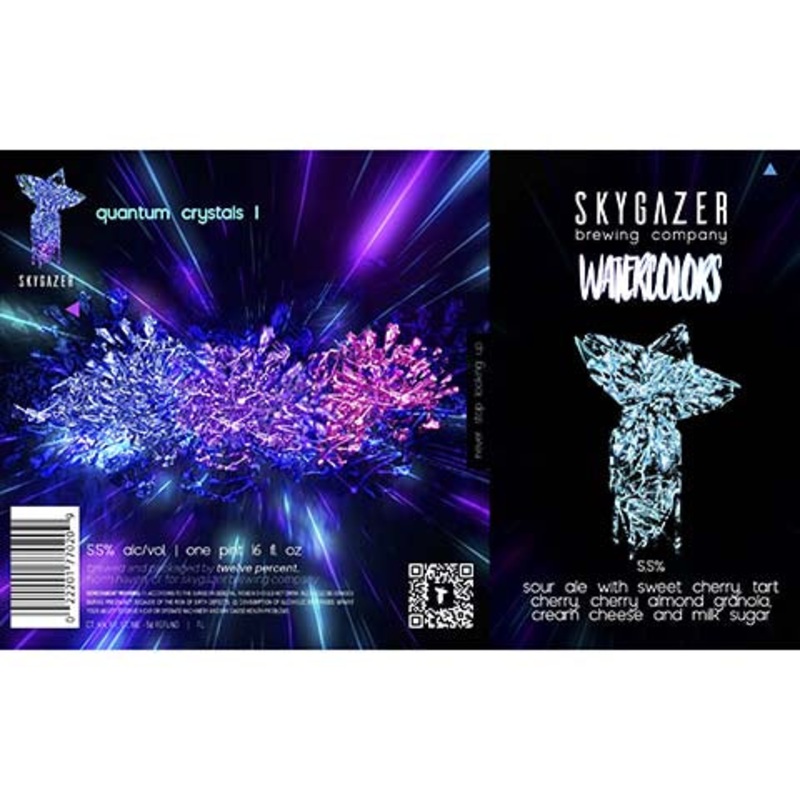 Skygazer Watercolors Quantum Crystals 1 Sour Ale 16OZ SINGLE CAN