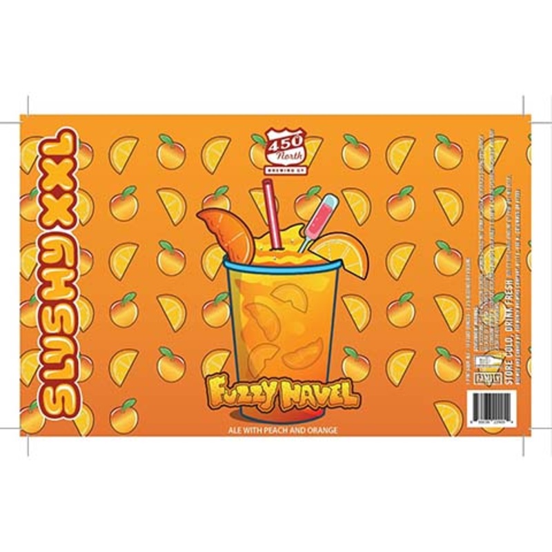 450 North Fuzzy Navel Sour Ale 16OZ SINGLE CAN