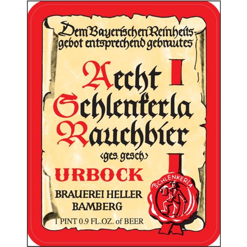 AECHT SCHLENKERLA RAUCHBIER UR-BOCK SMOKED BEER 500 mL (20)