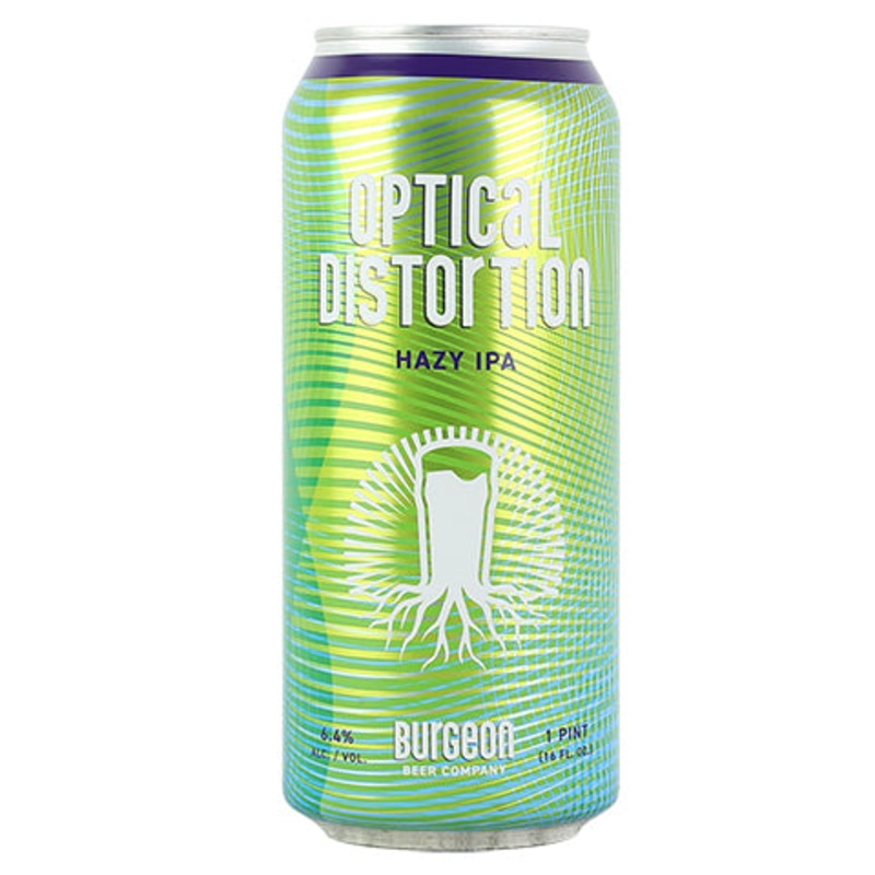 Burgeon Optical Distortion Hazy IPA 16OZ SINGLE CAN