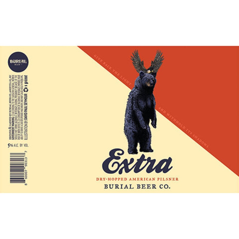 Burial Extra Dry-Hopped American Pilsner 16OZ SINGLE CAN