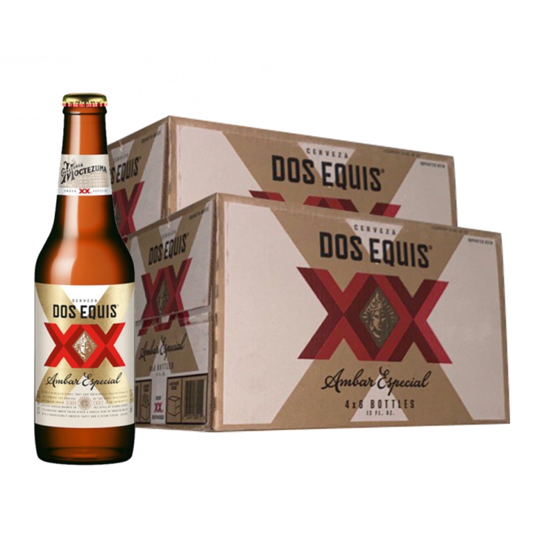Buy 1 Take 1 Case Promo: Dos Equis Ambar Especial 355ml Bottle x48 (Total 2 Cases, October 2025 Expiry)