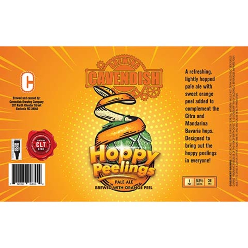 Cavendish Hoppy Peelings Pale Ale 16OZ SINGLE CAN