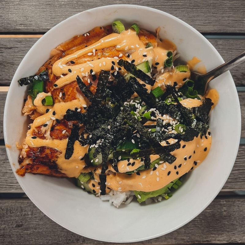 Ginger Soy Salmon Bowl