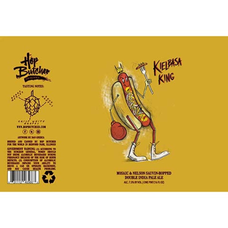 Hop Butcher Kielbasa King DIPA 16OZ SINGLE CAN