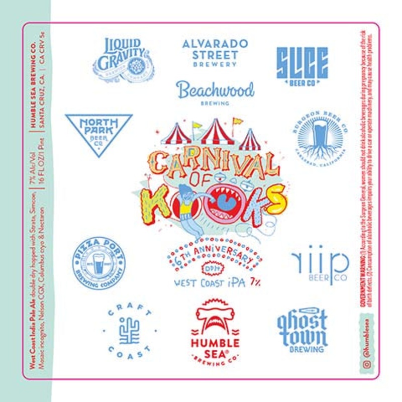 Humble Sea Carnival of Kooks IPA 16OZ SINGLE CAN
