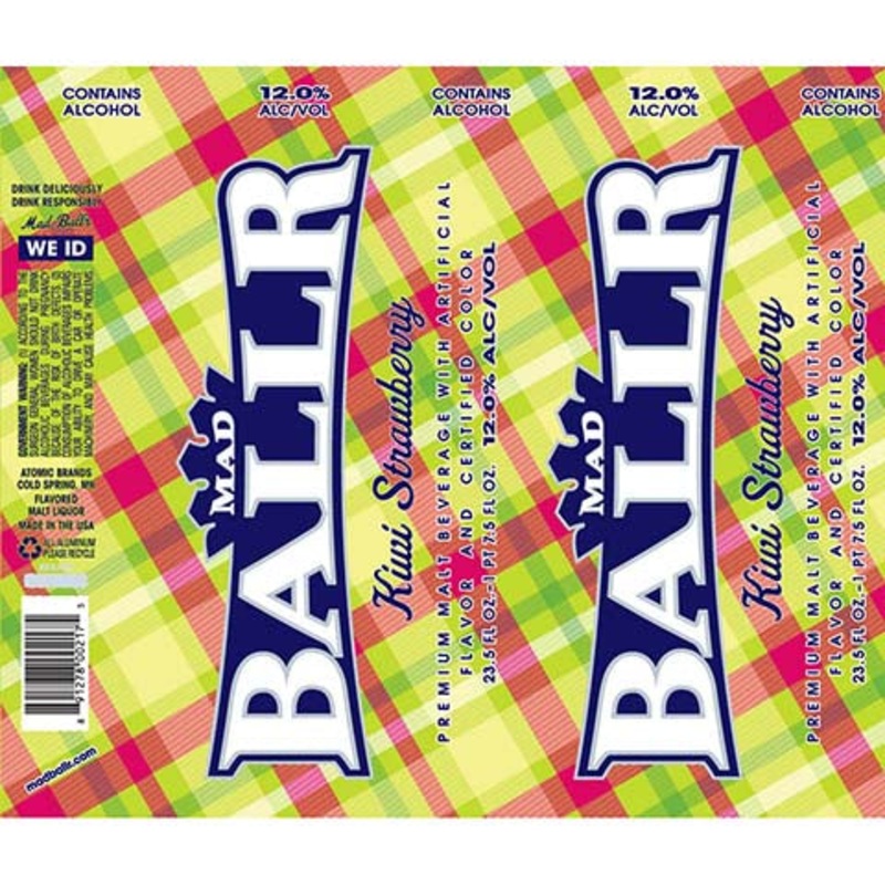 Mad Ballr Kiwi Strawberry 23.5OZ SINGLE BTL
