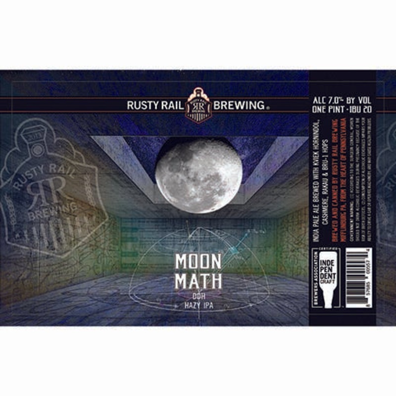 Rusty Rail Moon Math DDH Hazy IPA 16OZ SINGLE CAN