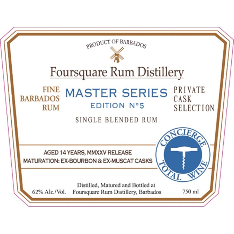 Foursquare Master Series Edition No. 5 14 Year Old Single Blended Rum