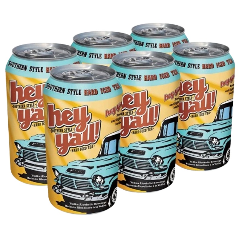 HEY YALL HARD ICED TEA 341ML 6PK CAN @ Airdrie [1003548] 2046 ml