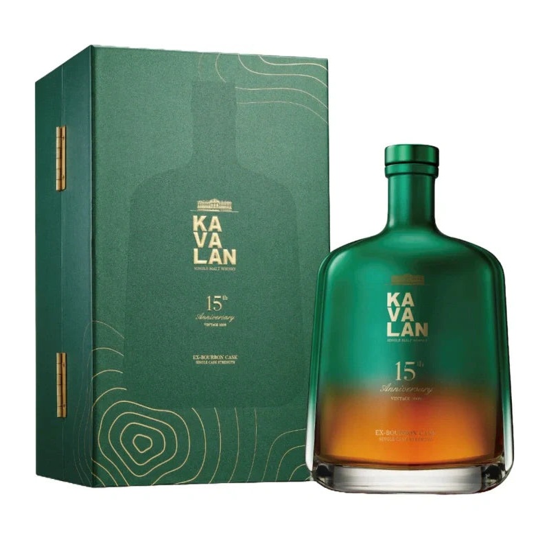 Kavalan 15th Anniversary Ex-Bourbon Cask Single Malt Whisky