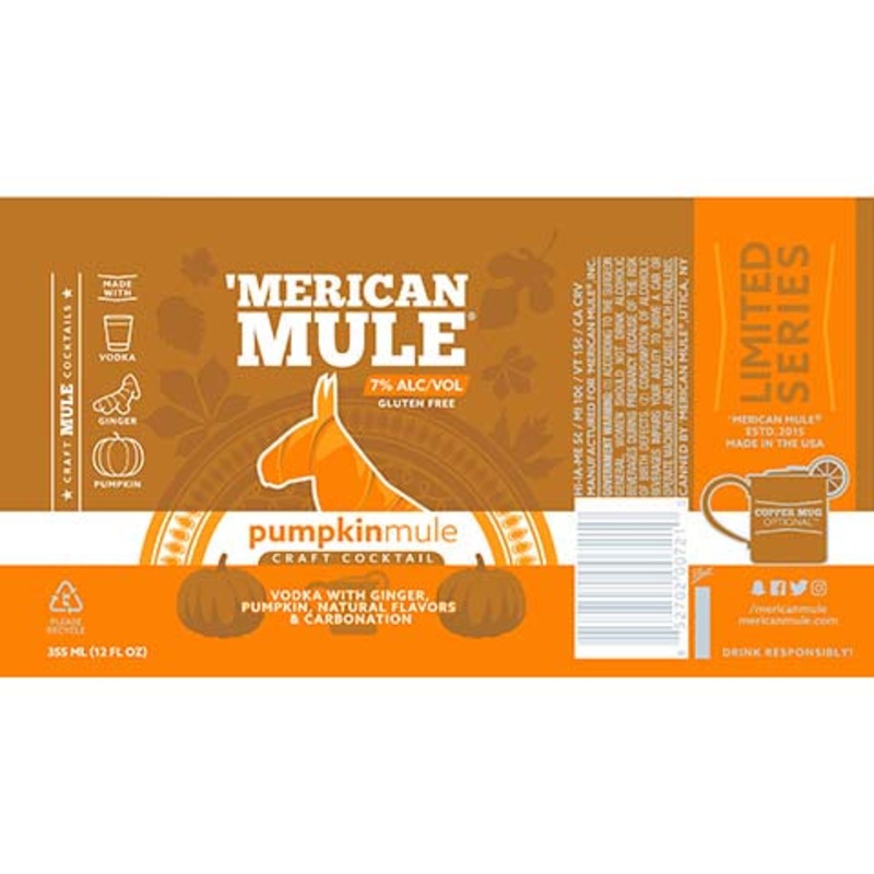 ‘Merican Mule Pumpkin Mule 355ML BTL