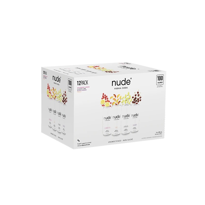 NUDE VODKA SODA MIXER 355ML 12PK CAN @ Windermere [1009938] 4260 ml