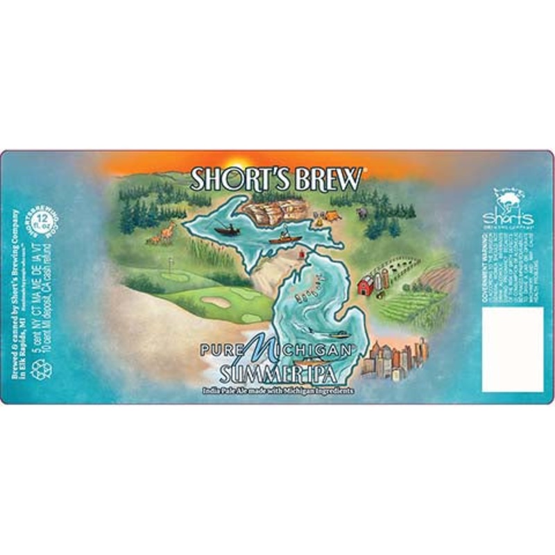 Short’s Brew Pure Michigan Summer IPA 12OZ SINGLE CAN