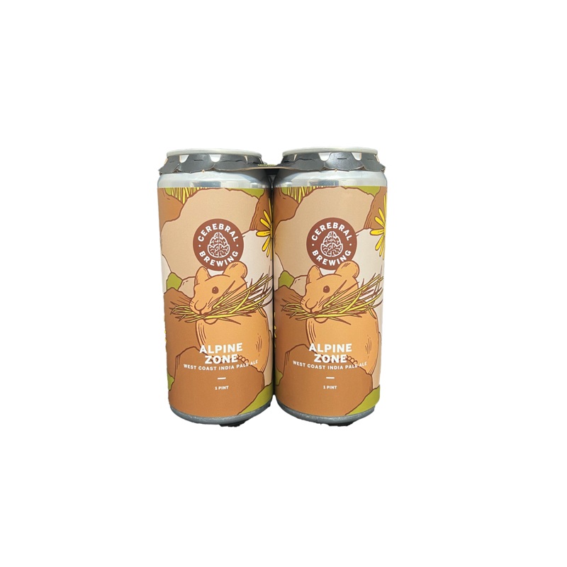 Cerebral Rotating IPA 4 Pack Cans Alpine Zone WCIPA