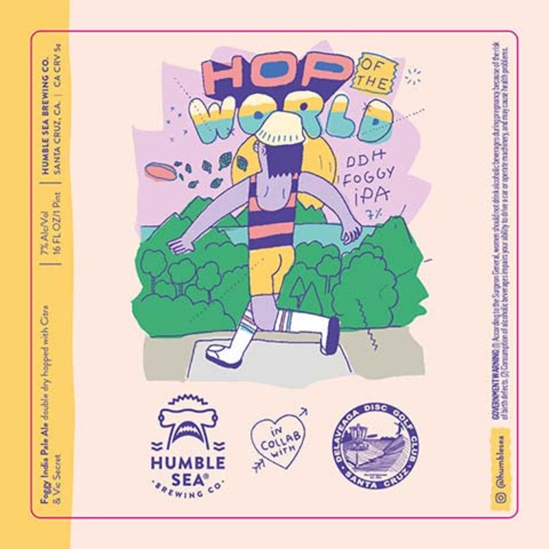Humble Sea Hop Of The World Foggy IPA 16OZ SINGLE CAN