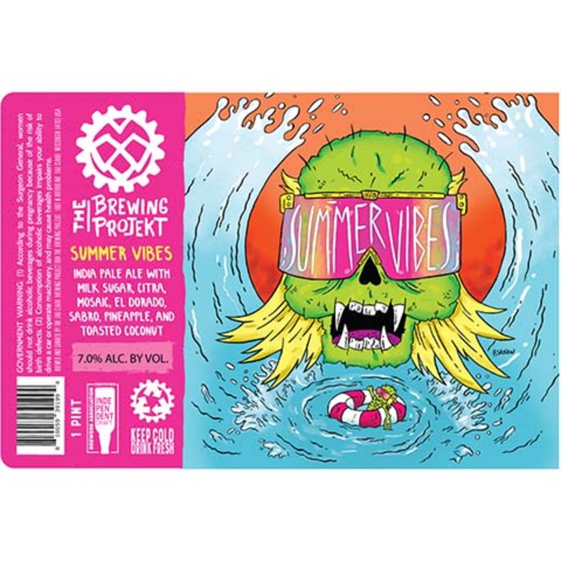 The Brewing Projekt Summer Vibes IPA 16OZ SINGLE CAN